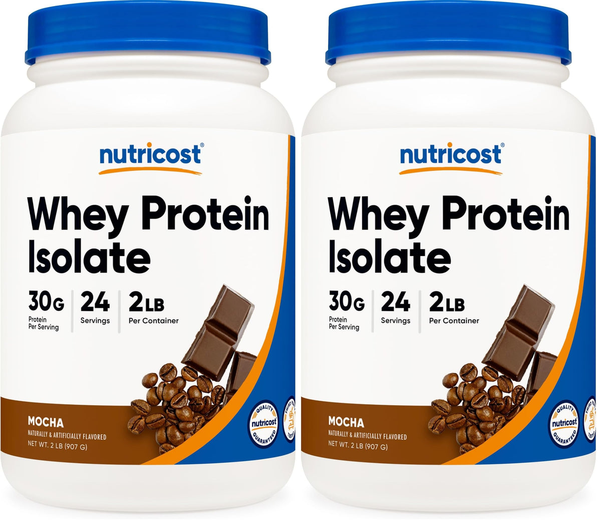 Nutricost Whey Protein Isolate (Unflavored) 5LBS